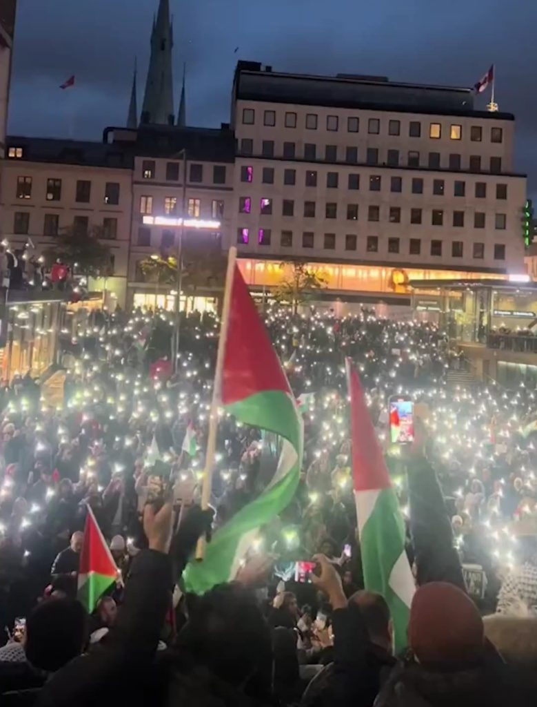 " Leve Palestina", la chanson de la solidarité en Suède (vidéo)