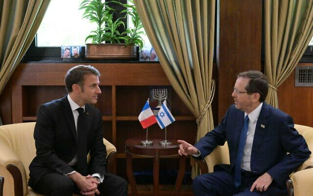 Macron fait son mea culpa... à Israel