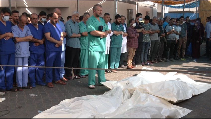 Lyon : le personnel de santé en soutien à ses collègues de Gaza