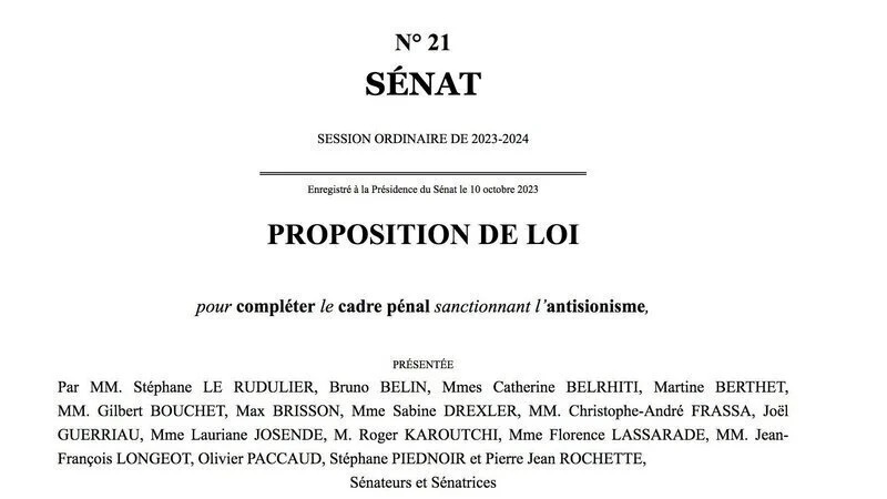 Un sénateur sioniste en garde à vue