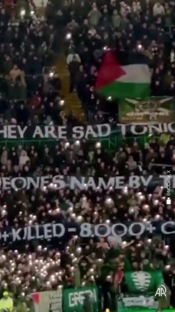 Ecosse : Merci aux fans du Celtic club ! (Vidéo)