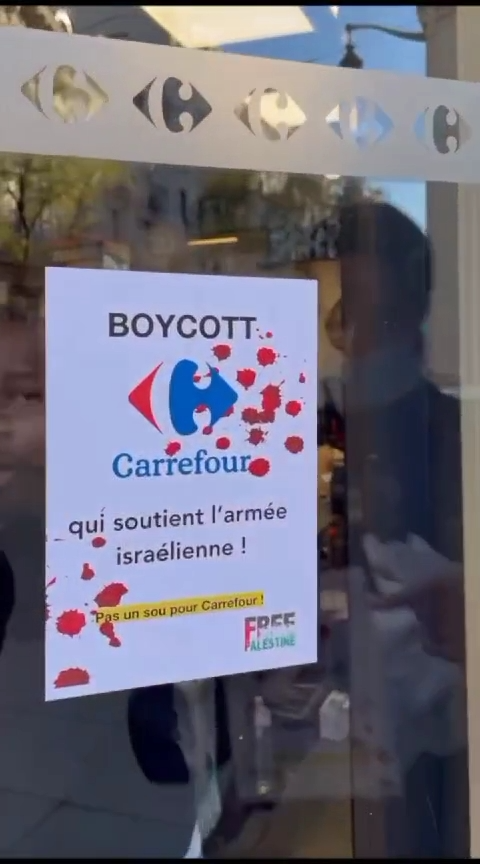 A Lyon, comme ailleurs, le boycott de Carrefour s'étend (Vidéo)