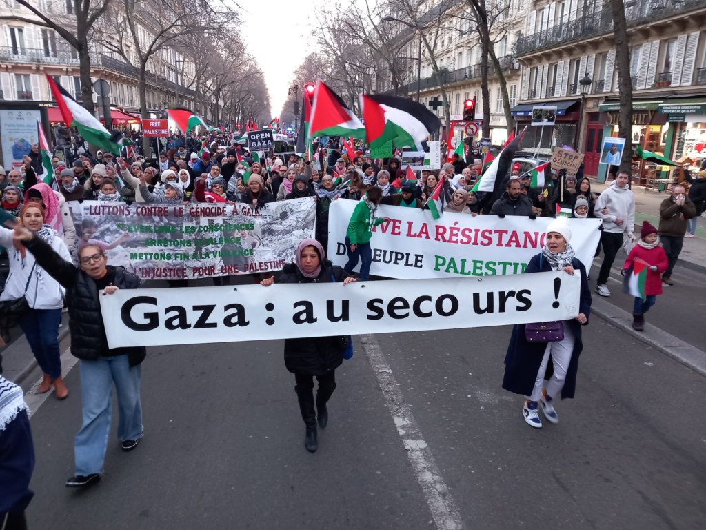 Quelque 10.000 personnes en soutien à la Palestine ce dimanche à Paris (Album photos)
