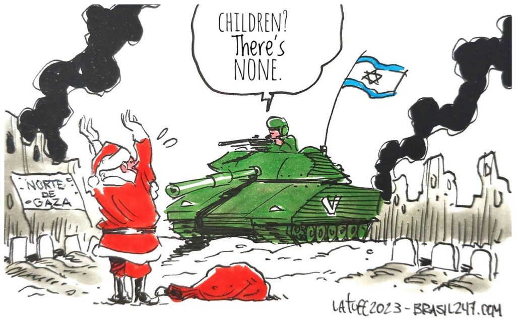 Noël à Gaza ? Latuff a la réponse