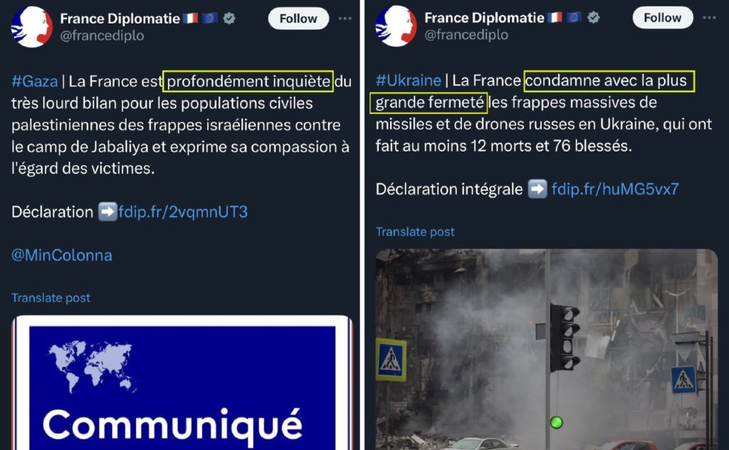 Une "diplomatie" française à vomir