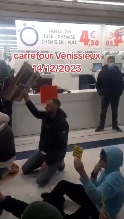 Action Boycott Carrefour Lyon-Venissieux (Vidéo)