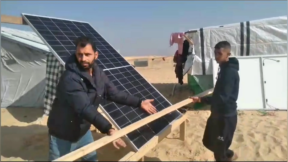 Collecte pour Gaza : Des panneaux solaires grâce à vos dons ! (Vidéo)