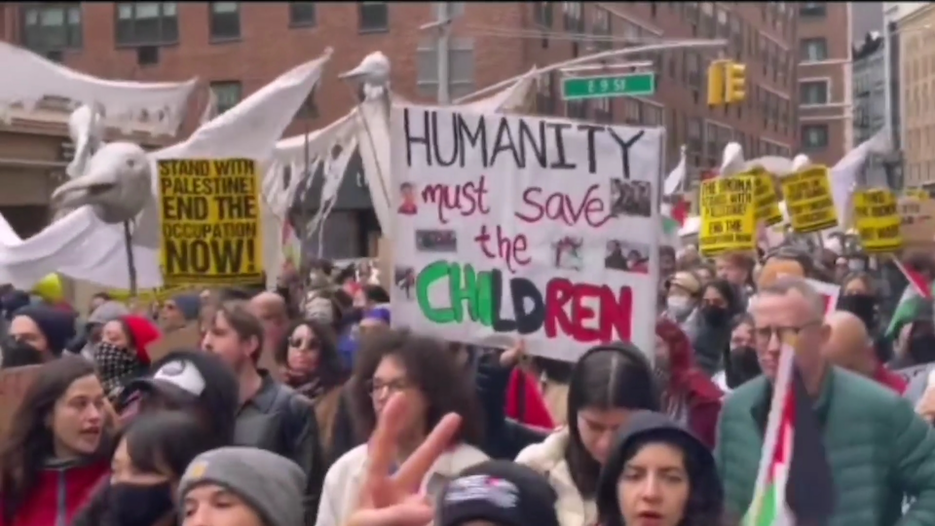 Parmi les nombreuses manifestations de solidarité avec la Palestine (Vidéos)