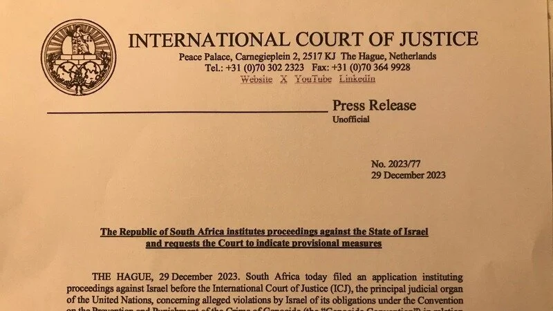 Pétition à signer pour appuyer la plainte pour génocide devant le CJI
