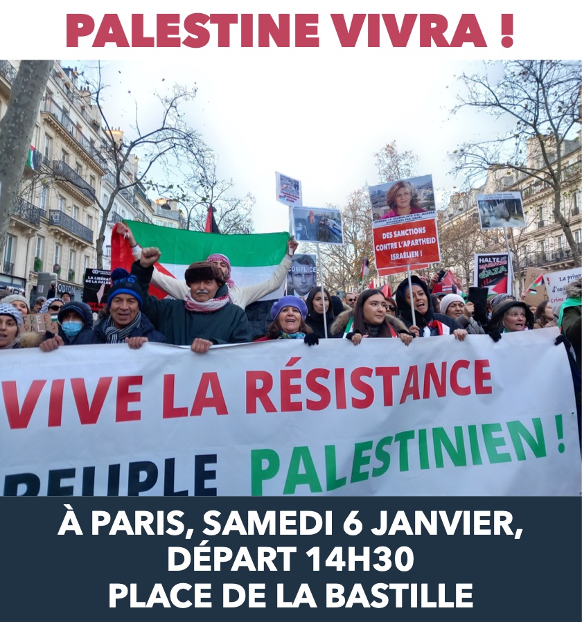 Gaza : Mobilisation dans toute la France ce week-end !