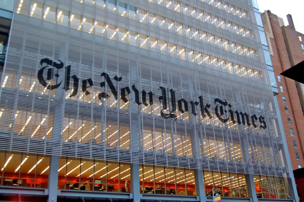 Merdias : le New York Times dans la tourmente, après l’embauche d’une Israélienne génocidaire