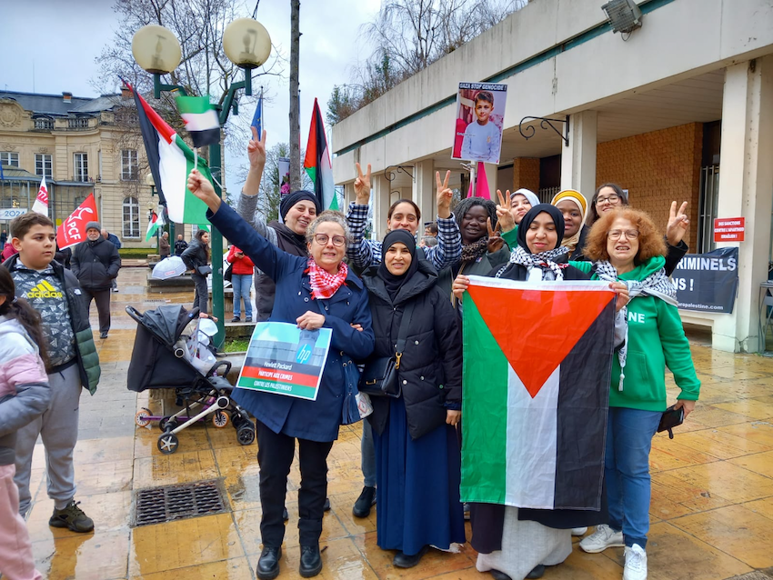 Et rassemblement pour la Palestine à Epinay (93) samedi matin !