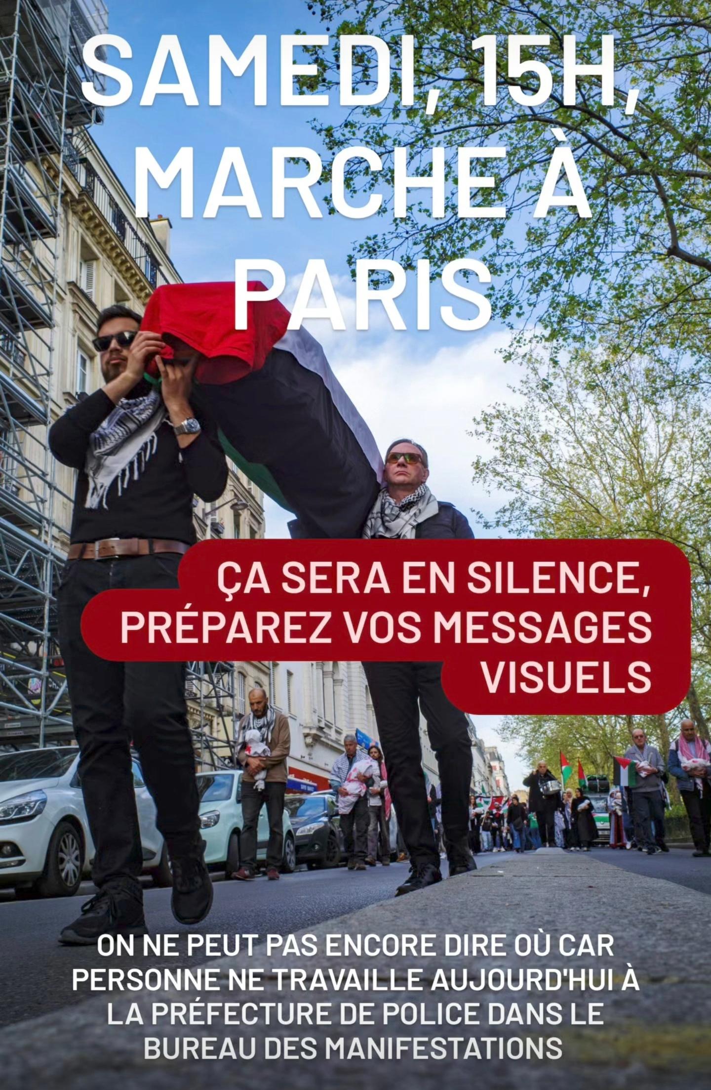 Marche en soutien à la Palestine ce samedi à Paris ! – CAPJPO EuroPalestine